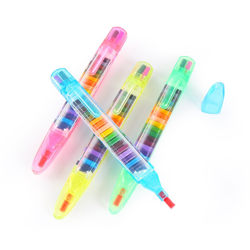 20 colores/piezas lindo Kawaii crayones aceite Pastel color Graffiti pluma para niños pintura dibujo suministros estudiante papelería