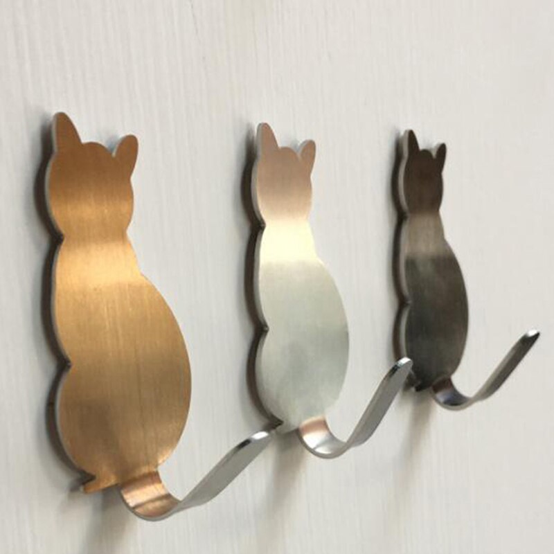 Rvs kapstokhaken wanddeurhanger voor kleding jas hoed sleutelhanger huis badkamer decoratie