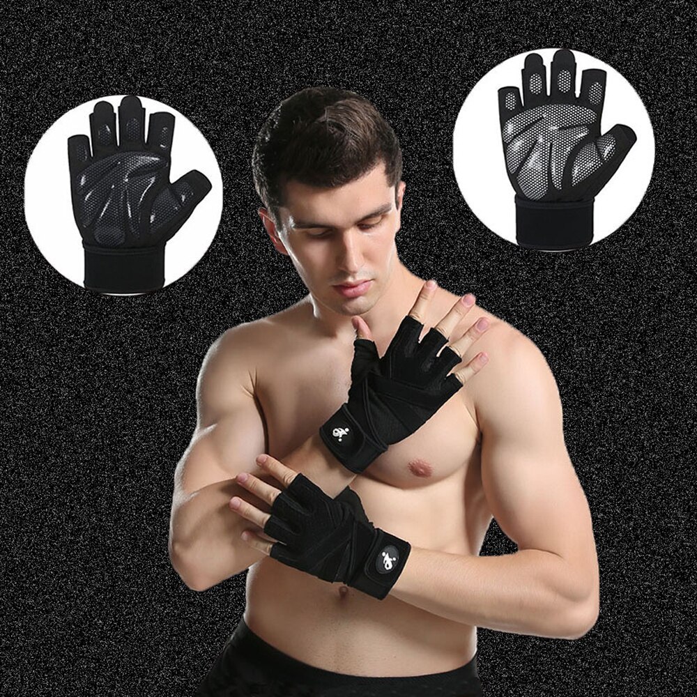 Workout Handschoenen Ademend Gewichtheffen Gym Handschoenen Training Oefening Fitness Handschoenen Gewichtheffen Gym Fitness Apparatuur