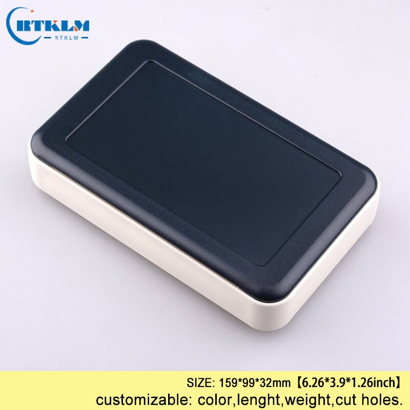 Handheld electronics project cases abs desktop plasitc enclosure 159*99*32mm pcb diy wire connection box diy speaker box: BMC70017-A2