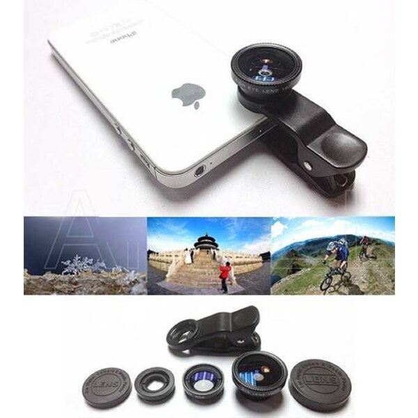 Universele Smartphone Groep Cam Groothoek Lens Selfie Selfie Lens Gq 99 S0266 Verzonden Uit Italië