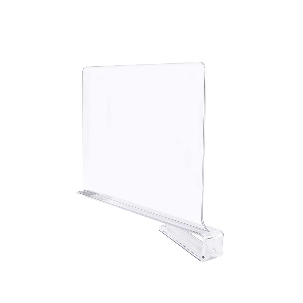 Household Acrylic Partition Clothes Partition Transparent Partition Book Partition Material Partition Wall Cabinet Separator: 1 pcs