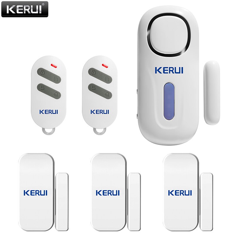 KERUI Clever Heimat Sicherheit Schutz Alarm Tür Fenster Sensor kabellos Detektor Mit Fernbedienung Für Heimat-Sekretariat-Einkaufen Einkaufen: Bausatz1