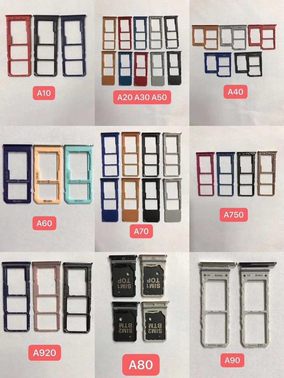 50pcs For Samsung Galaxy Note 8 N950 Note 9 N960 Note 10 N975 N970 Sim Card Tray & Micro SD Memory Card Slot Holder