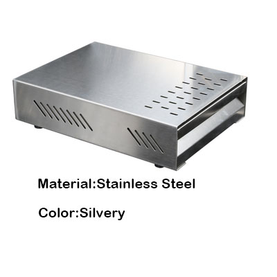 Caja de golpe de café de acero inoxidable de hierro Espresso con cajón de escoria de café no salpicar molinillo de Café Manual accesorios de café: Silvery(A)