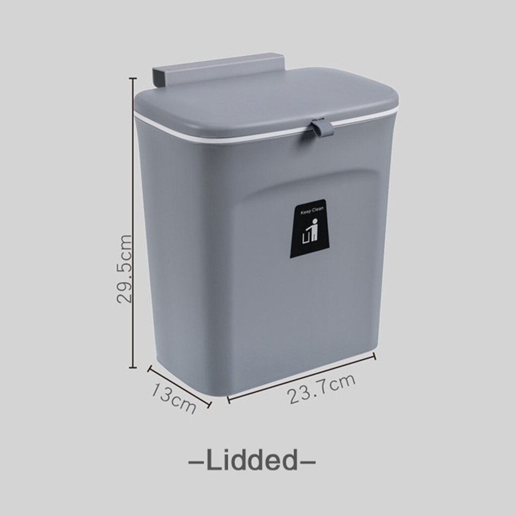Keukenkast Muur Gemonteerde Prullenbak Opknoping Afval Container Voor Thuis Prullenbak Auto Wc Afval Opslag Huis Schoonmaken tool