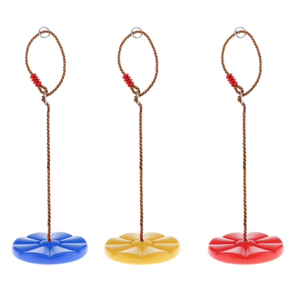 Disc Swing Seat Safe Indoor Outdoor Play House Playground Equipment Accs Toys Kits Disk Outside Climbing Slackers Spinner Toys