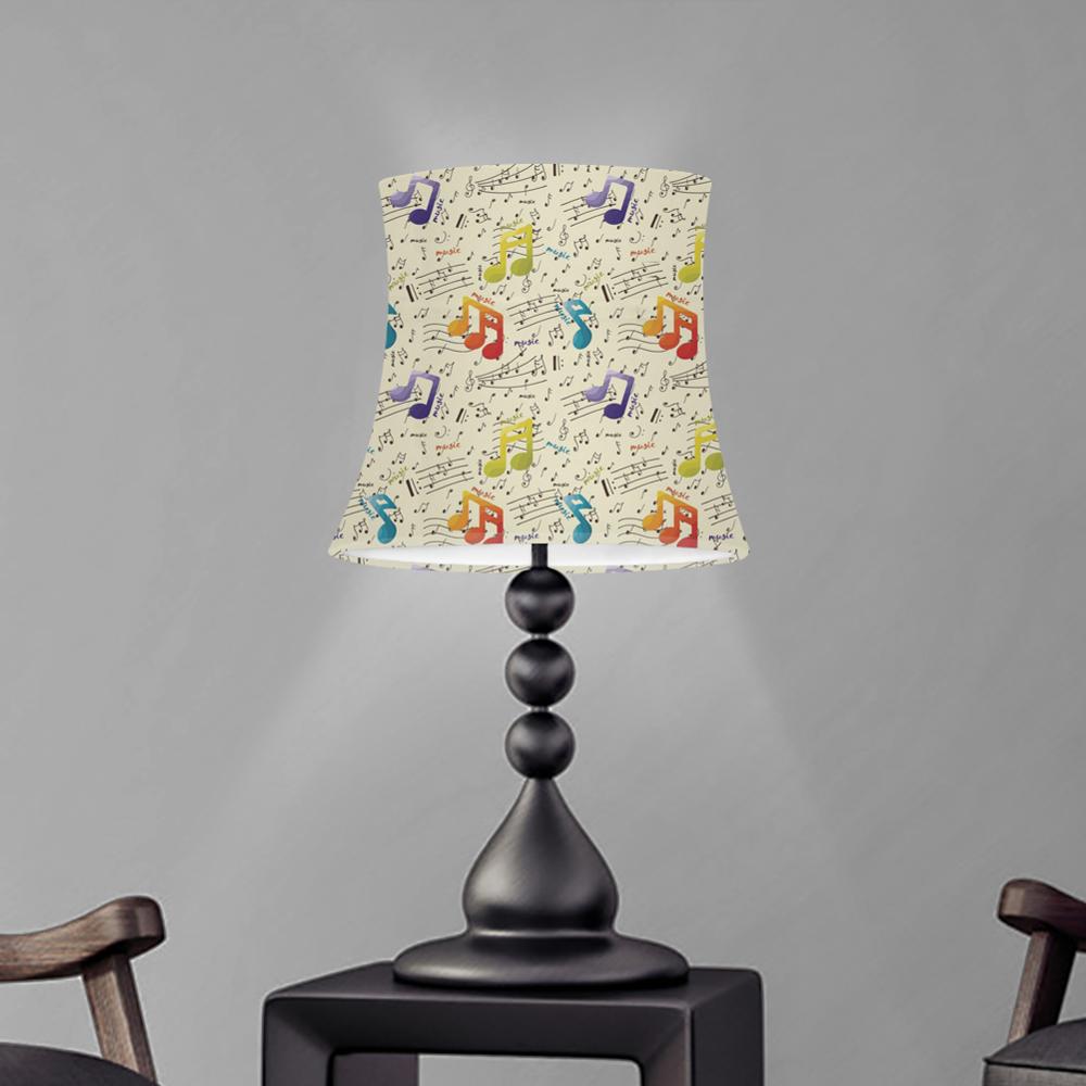 The Music Notes – abat-jour mural en tissu lavable, moderne, abat-jour de Table, de sol: L2787HSL