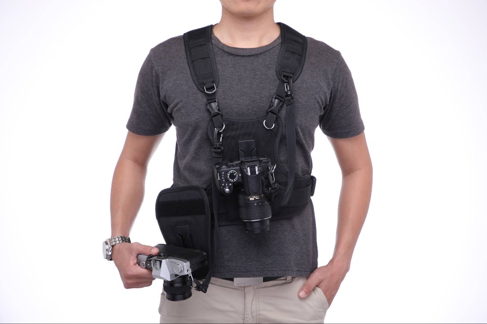 Carrier II Multi Dual 2 Camera Carrying Chest Harness System Vest Quick ...