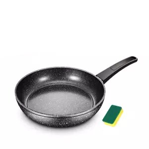 Sartén antiadherente huevo frito artefacto pequeño filete sartén panqueque olla estufa de Gas para uso doméstico olla de cocina sartenes utensilios de cocina: 24cm