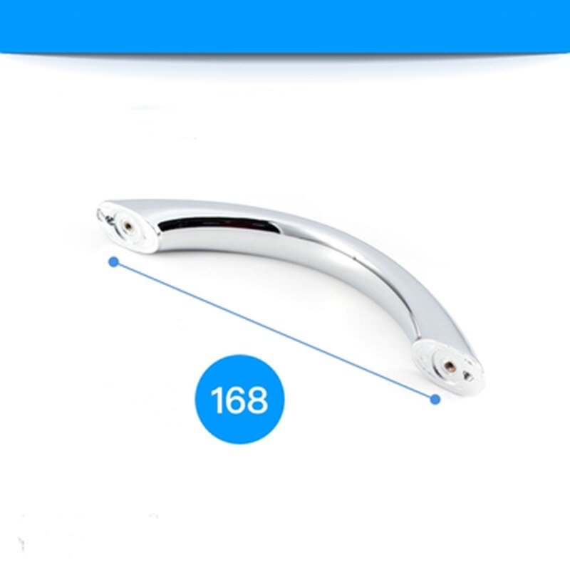 Shower room toilet push pull glass door push handle plastic 198mm200mm bilateral handle（LQ42）