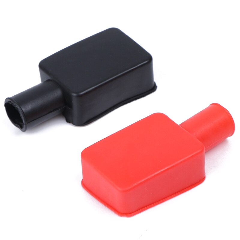 1 Pair Universal Car Battery Terminal Cap Negative Positive Terminal Covers Protector Replacement Batteries Car Accessories: MO004