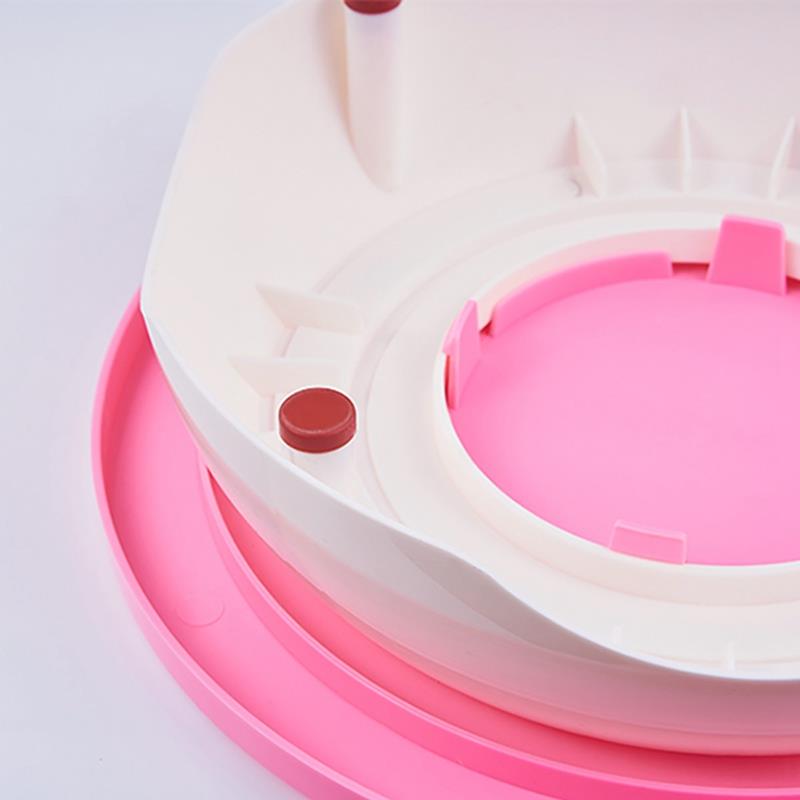 1pc DIY Cake Rotating Turntable Detachable Non-Slip Plastic Cake Stand Cake Turner Table DIY Pan Baking Tools Accessories