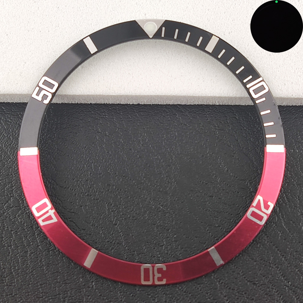 36.5Mm Vintage Horloge Bezel Aluminium Bezel Herenhorloge Accessoires Horloge Reparatie Accessoires 36.5*30.75Mm: orange