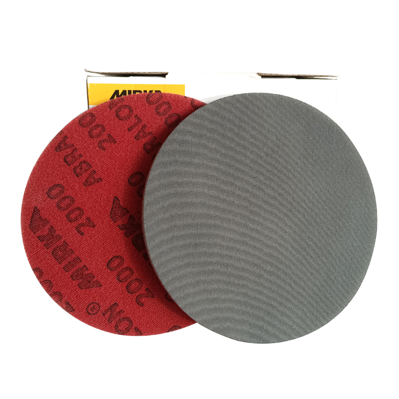 Mirka 8A-241 Abralon 6 pulgadas 180-4000 esponja de grano Sangding disco espuma gancho y bucle papel de lija 150mm plano pulido flexible