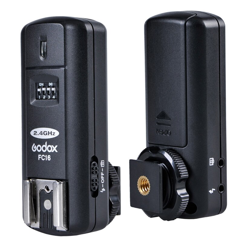 Godox FC-16 16 Channels 2.4G Wireless Remote Flash Trigger Studio Strobe With 3 Receiver for Canon DSLR for Pentax cs-205
