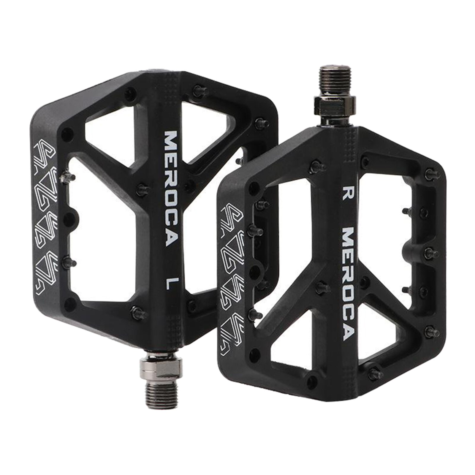 Bicycle Mountain Bike Pedals BMX Sealed Bearing 9/16'' Wide Platform Mongoose Part Platform Cleats Mini Peddles Stamp
