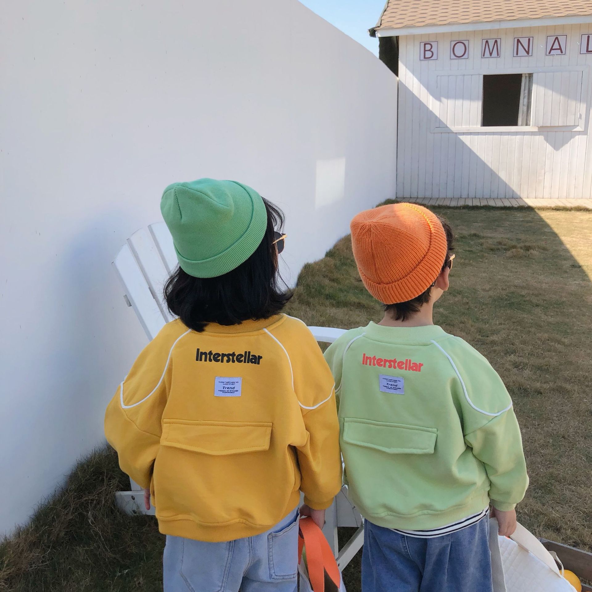 Jungen mädchen Baseball jacken kinder kinder Frühling herbst casual zipper mäntel outwear 2-6Y