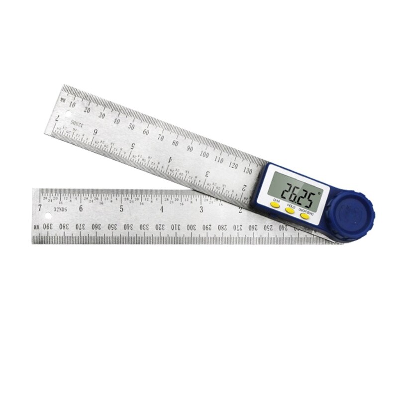 2 in 1 200/300mm Stainless Steel Digital Meter Angle Inclinometer Ruler Electron Goniometer Protractor Angle Finder