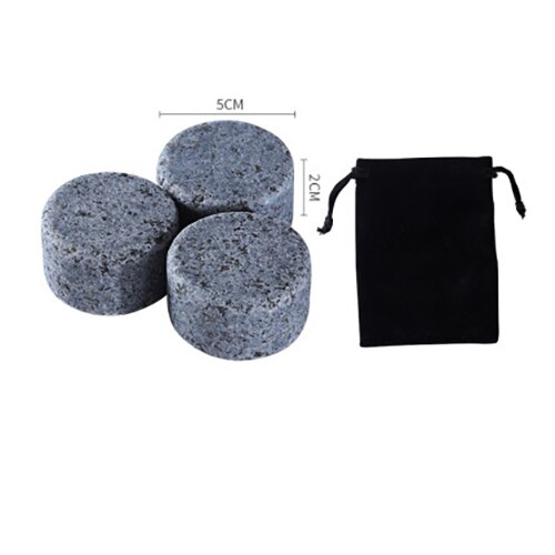 Kreatywność chłodnica naturalne kamienie Whisky zestawy wielokrotnego użytku ze stali nierdzewnej kostki lodu szczypce robić lodu kostki chłodzące wina prezenty narzędzie: B-3szt