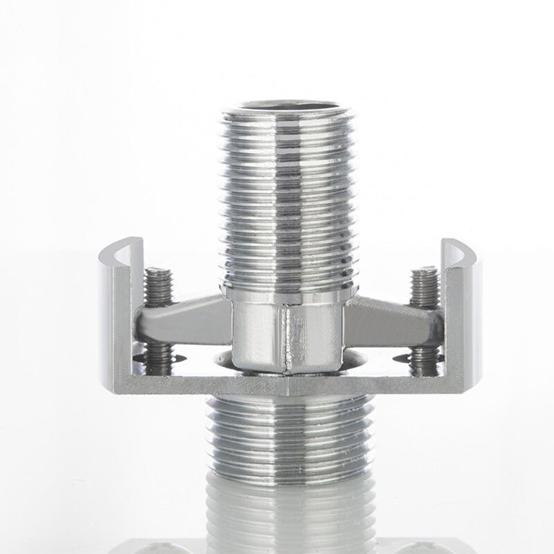 Shower accessories universal curved foot joint shower conversion curved angle eccentric screw lengthened variable diameter