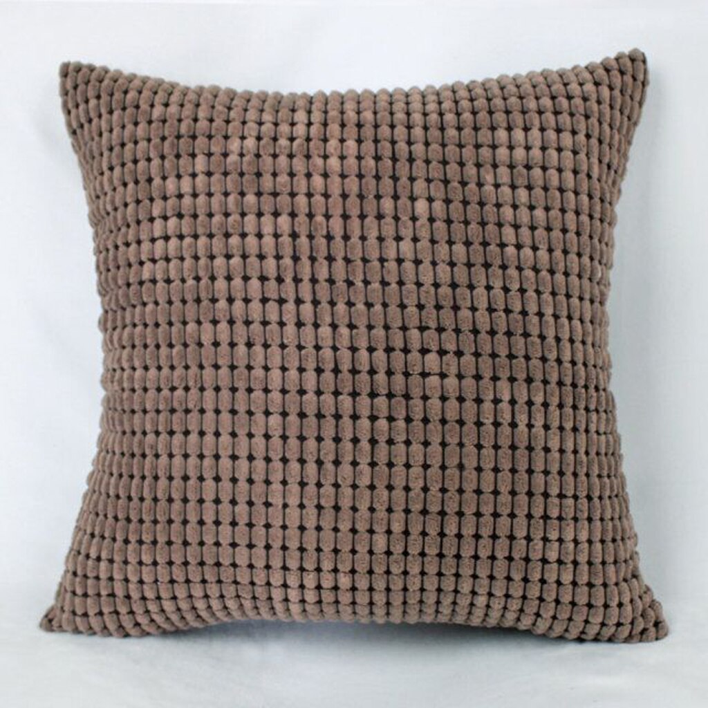 4 st mjuk dekorativ randig manchester sammet fyrkantig kudde soffa kuddfodral för soffa , 24 x 24 tum
