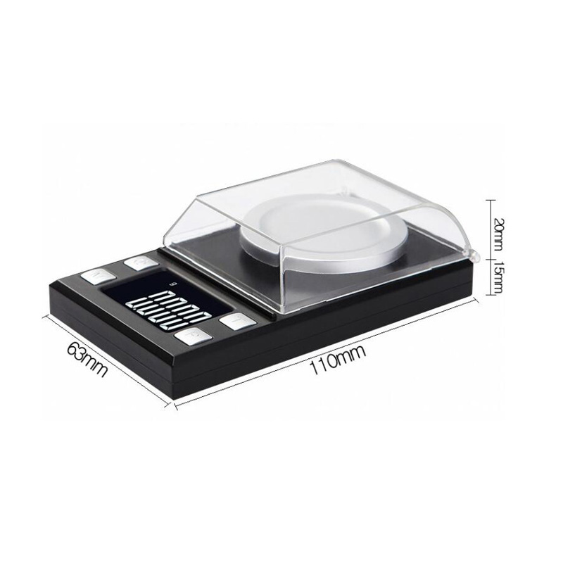 0.01g 0.001g gramera presisjonsvekter 500g 20 g 10g digitale vekter laboratorie elektronisk balansevekt laboratorievekt milligramvekter