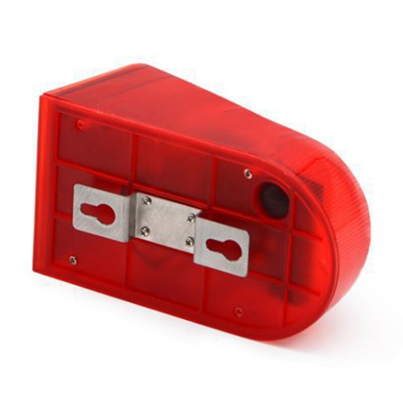 Zonne-infrarood bewegingssensor alarm met 110db sirenes en stroboscooplicht voor huis, tuin, garage, schuur, caravan, beveiligingsalarmsysteem-