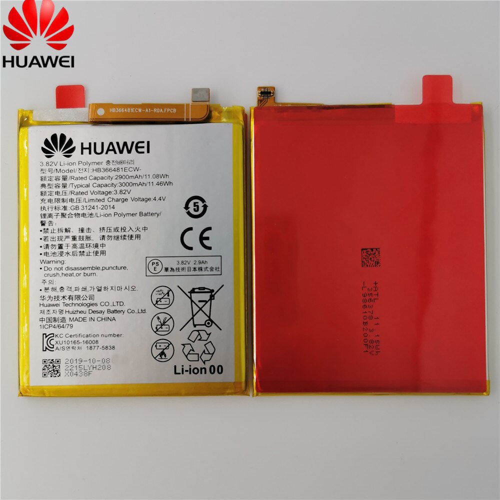 3000mAh HB366481ECW Battery For Huawei GR3 / Honor 8 9 Lite / P8 lite / P9 Lite pra-lx1 pra-la1 PRA-L100 PRA-TL10