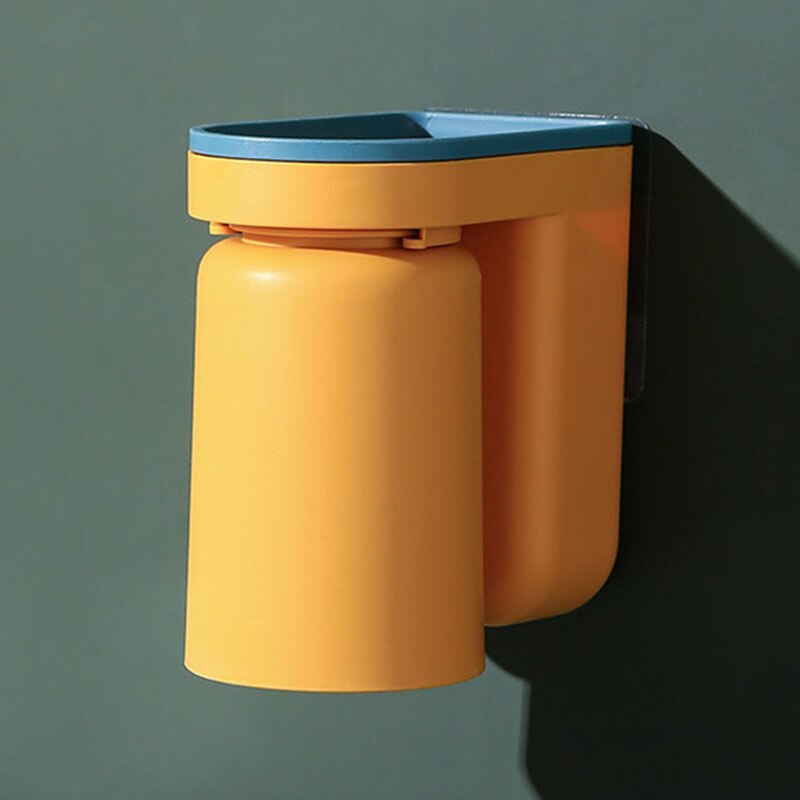 Toothbrush Holder Wall Mounted Convenience Self-Adhesive Toothbrush Holder for Bathroom Convenience Self-Adhesive PRE: Yellow