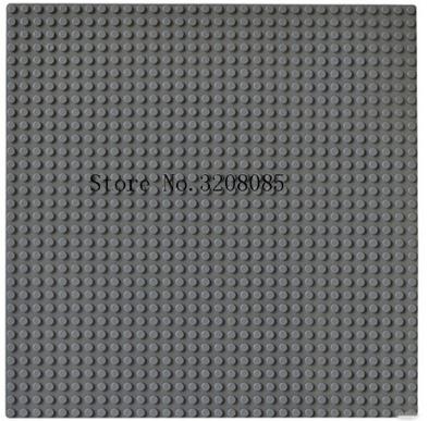 32*32 Dots Classic Base Plates Bricks City Baseplate Board Compatible Bricks Building Blocks Toys For Children: GREY