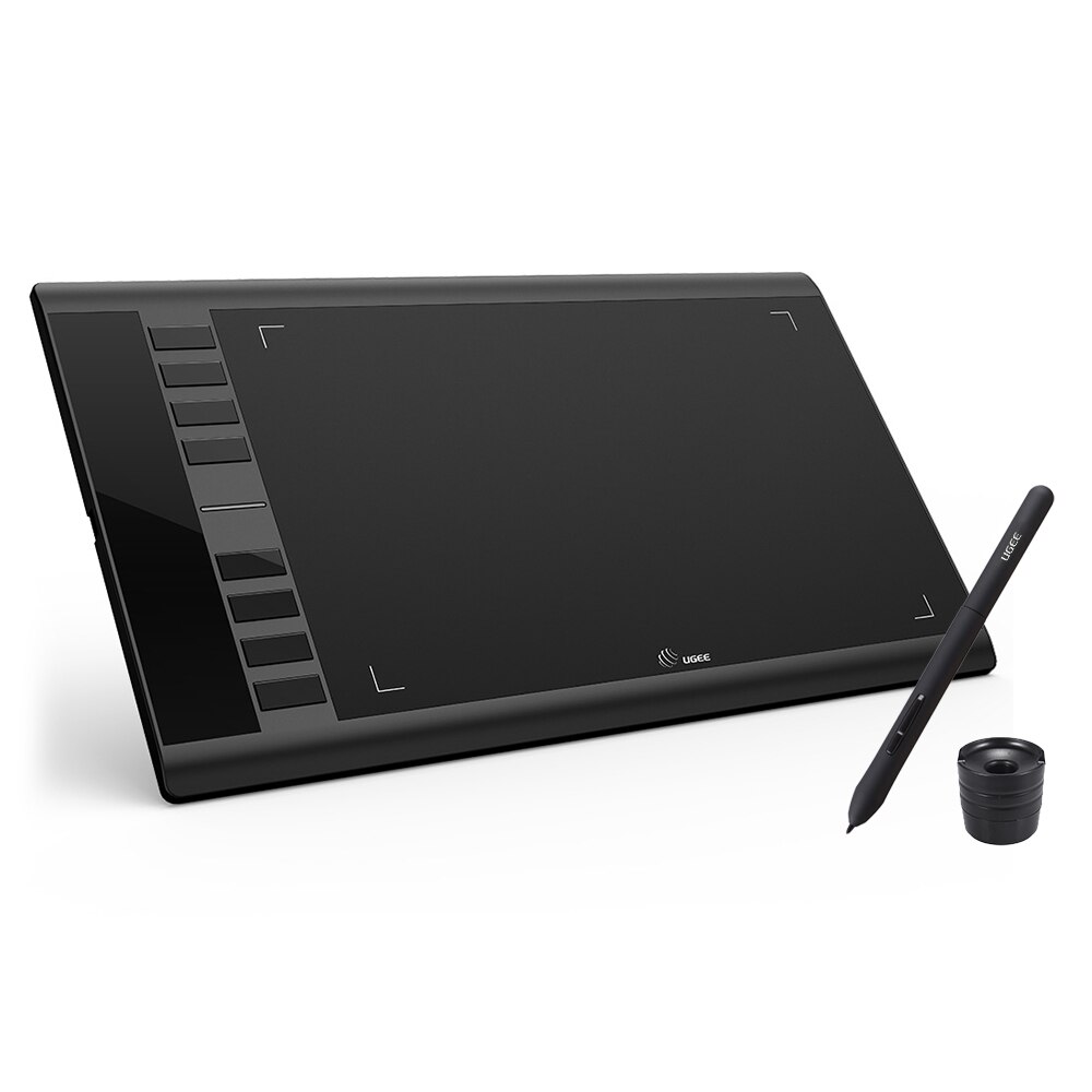 UGEE M708 carte de dessin graphique améliorée avec stylo passif sans batterie 8192 sensibilité à la pression 266RPS 10*6 pouces