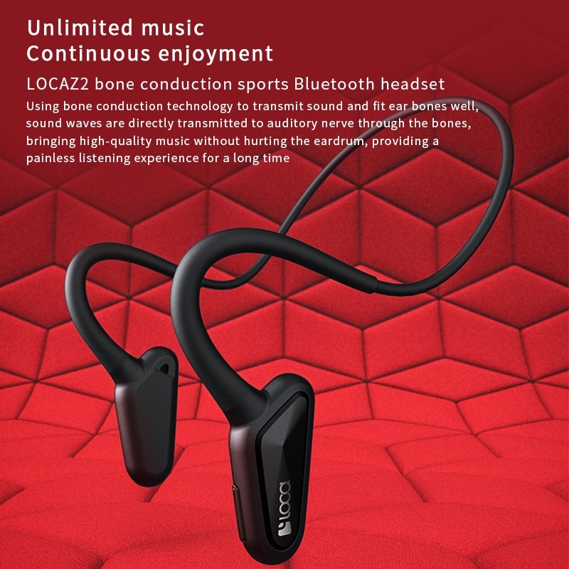 Z2 Beengeleiding Bluetooth Headset Draadloze Sport Fitness Opknoping Oorhaak Hoofdtelefoon Lange Levensduur Waterdichte Oordopjes Oordopjes