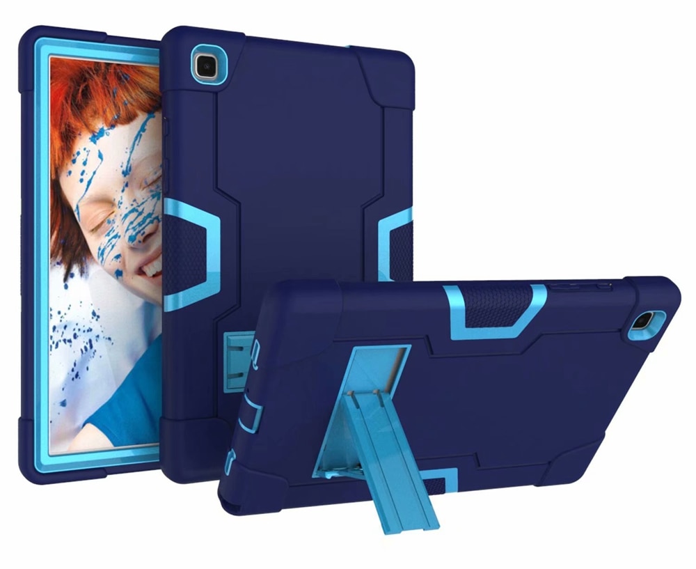 Do Samsung Galaxy Tab A7 10.4 2020 SM-T500 SM-T505 Case odporny na wstrząsy dzieci bezpieczne PC Silicon Hybrid Stand Full Body Tablet Cover