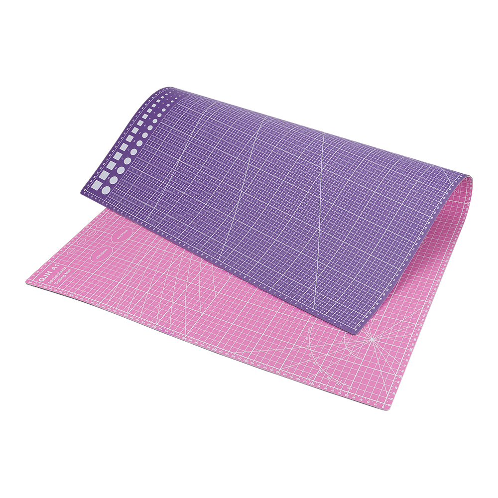 Tapis de découpe rotatif en PVC auto-guérison Double face A1, parfait pour la coupe du cuir, la gravure, la perforation des trous, l'artisanat du papier/boue