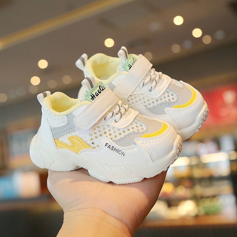 2021 scarpe da ginnastica traspiranti per bambina estive per bambini scarpe da bambino resistenti tutto'usura antiscivolo con cuciture a rete CS107: 02 / 16