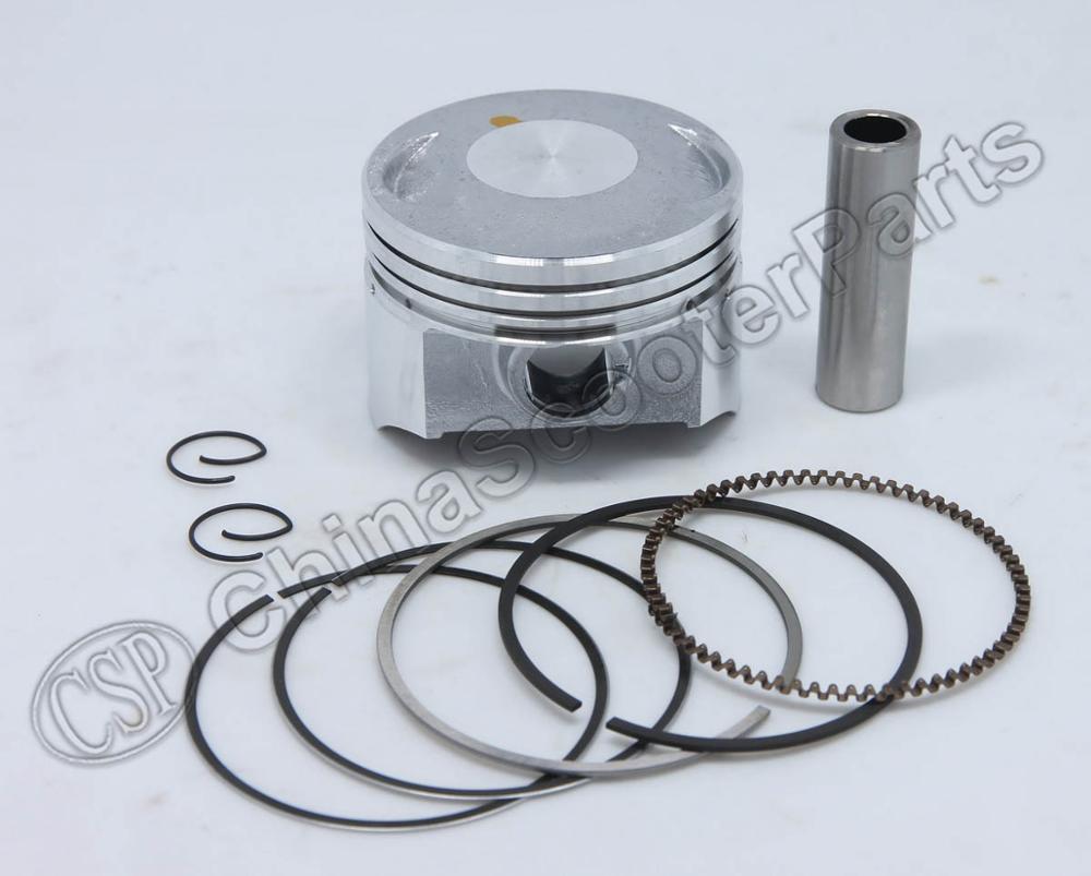 67mm 16mm lifan zongshen loncin  cg 250cc cg250 250 kolvringspackning luftkyld atv fyrhjuling smutscykel motorcykel: Vit