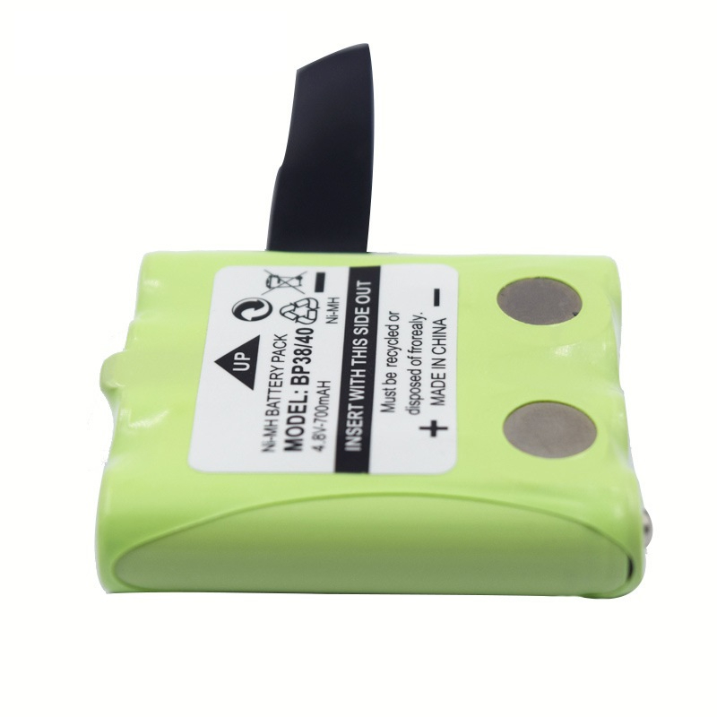 4.8V 700MAH NI-MH rechargeable Battery Pack For Uniden BP-38 BP-40 BT-1013 BT-537 GMR FRS 2Way Radio battery Pack