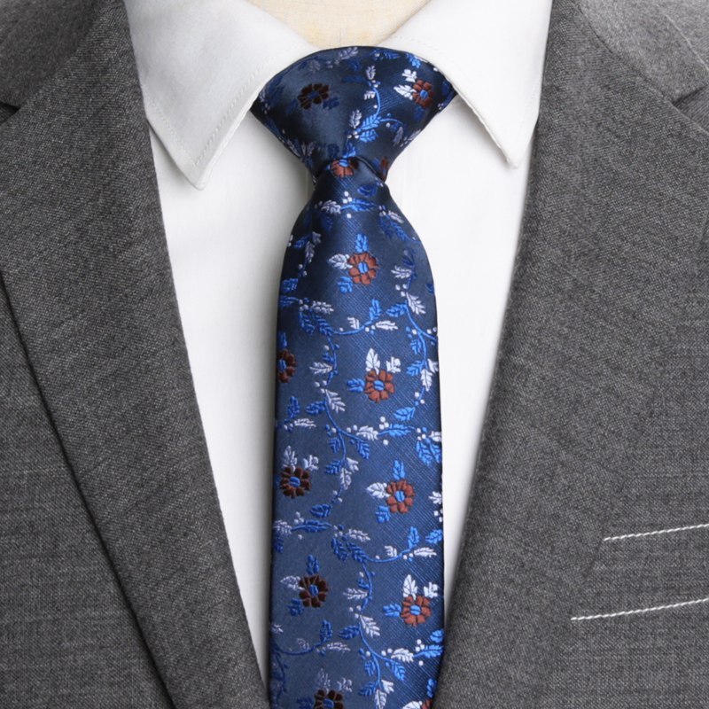 Herre slips slankt slips stribe 6cm slips til mænd business bryllup jacquard butterfly mandlig kjole skjorte gravata: Yj -10-g14