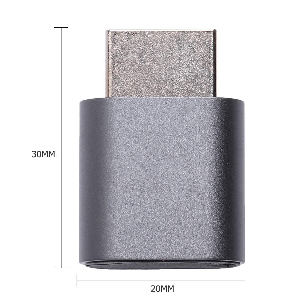 Virtual HDMI-compatible Dummy Adapter 1.4 DDC EDID Display Emulator for Min HDMI Lock Screen for Mining Dummy Plug VR Display