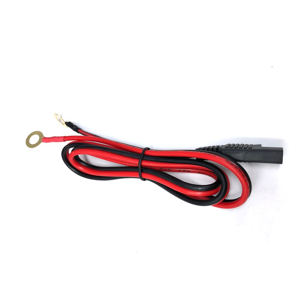 Cable de carga de batería, anillo, Terminal, arnés de cableado, Cable de desconexión rápida de clavijas, Cable de extensión de batería SAE, 100CM, 15AWG