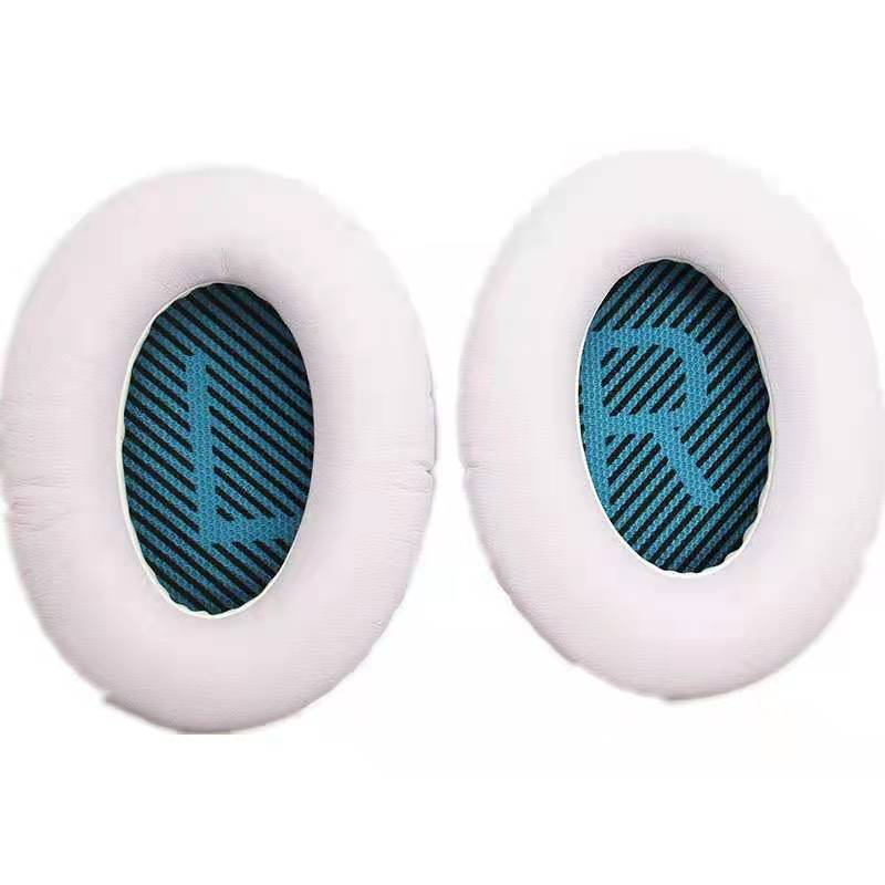 Vervanging Oorkussens Oorkussen Voor Bose Quietcomfort Qc 2 15 25 35 Oor Kussen Voor QC2 QC15 QC25 QC35 Soundtrue hoofdtelefoon Deel: white Blue mat LR