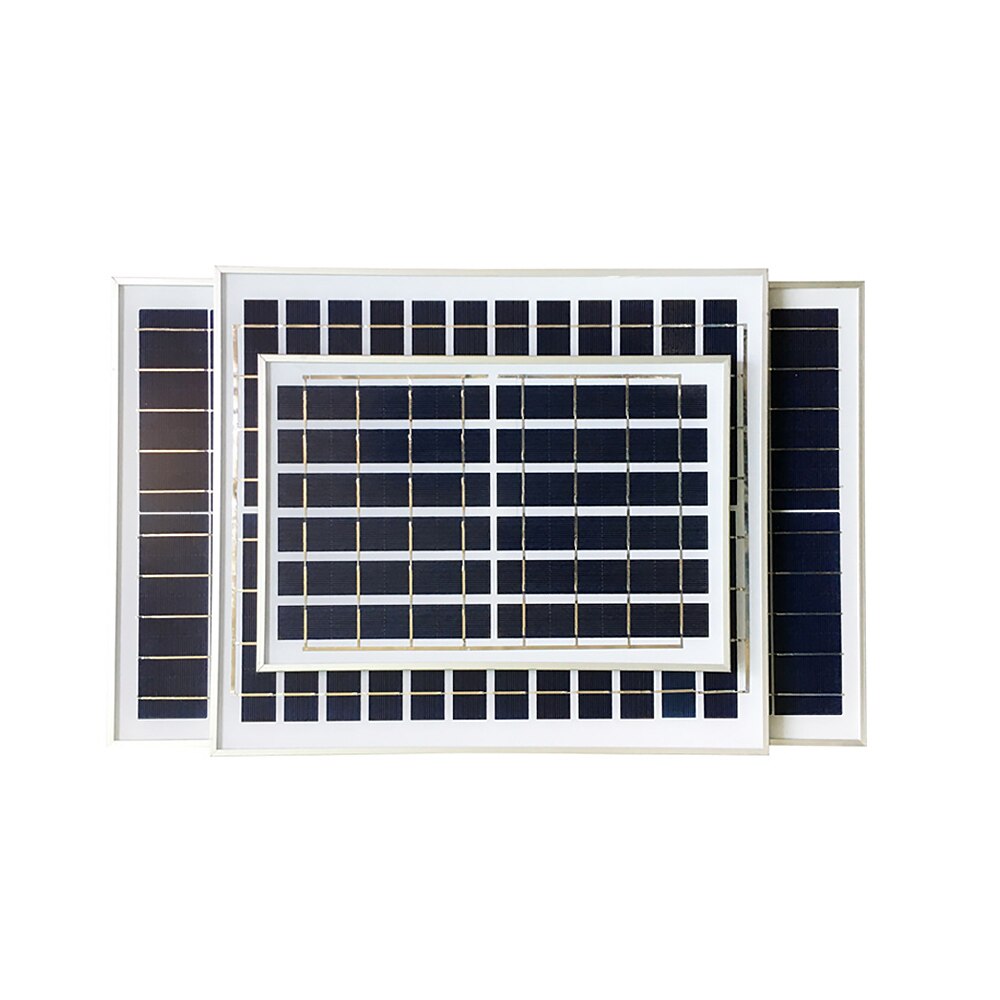 Sunyima 6v 3w/6w/10w/15w/18w solcellepanel oppladbart solcellebrett montering polysilisium solcellepanel gatelykt diy lader