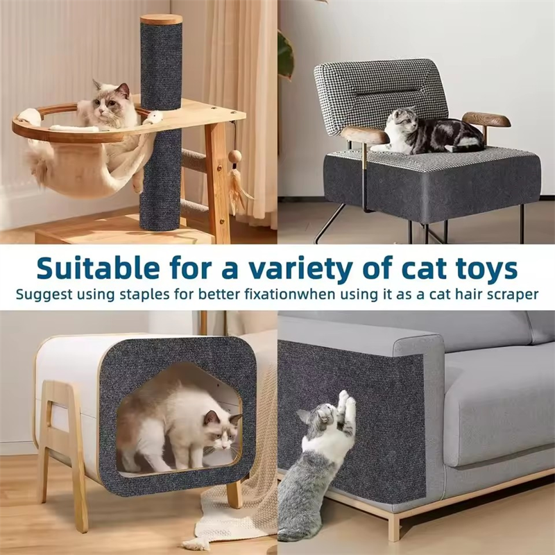 7 färger klösträd för katt soffa skydd katter klösplatta skydd trimmbar självhäftande matta gör-det-själv klösmatta för katt