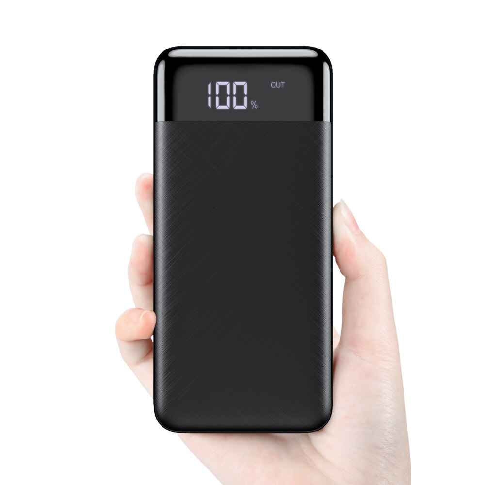 FLOVEME 10000mAh Power Bank LED Display Dual USB Mi PowerBank External Battery Pack Portable Charger Poverbank For iPhone Xiaomi: Default Title