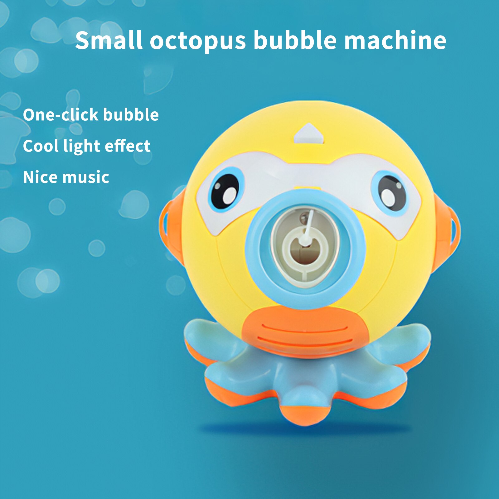 Cartoon Octopus Bubble Machine Automatische Bubble Maker Outdoor Zeep Bubble Maker Genereren Voor Kinderen Party Bruiloft