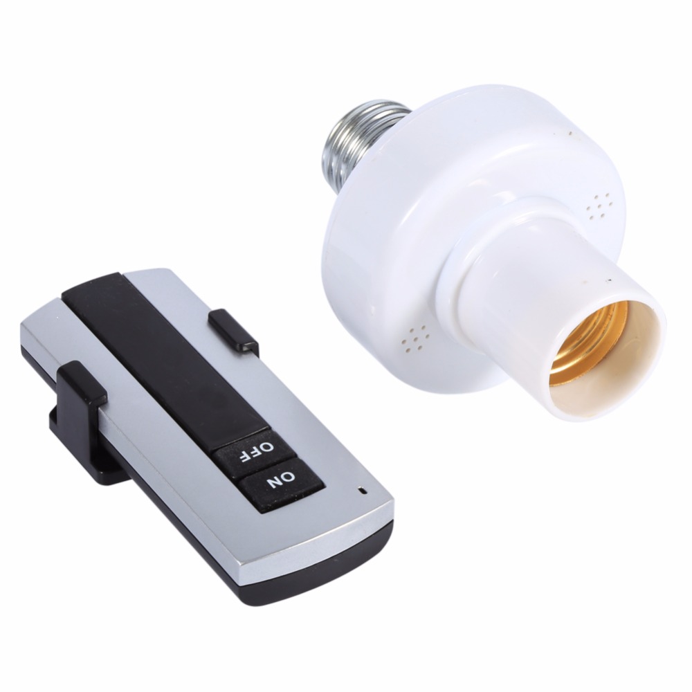 Professionele E27 Draadloze Afstandsbediening Light Lamp Holder Bulb Socket Verlichting Lamp Houder Schakelaar 220V voor LED Lamp