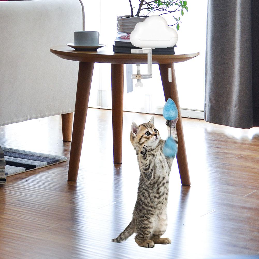 Electric Funny Cat Toy Funny Cat Toys Bottom Toys For Cat Plastic Spring Rod Intelligence Toy Interactive Toy Perfect For Cats