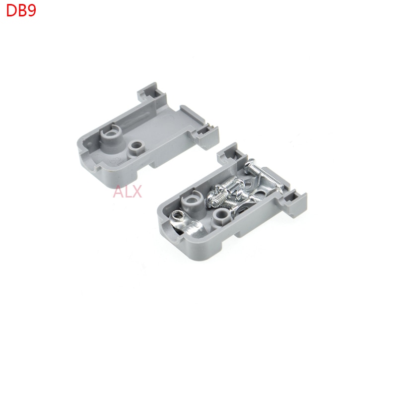 10 Stuks Plastic Cover Behuizing Hood Voor D-SUB 9 Pin 2 Rijen DB9 Pin Seriële RS232 Connector