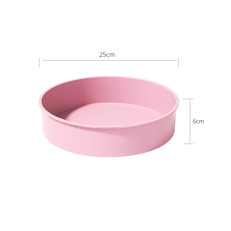 4 6 8 10 Zoll runde Silikon-Kuchenform, antihaftbeschichtet, auslaufsicher, rund, tiefe Käsekuchen-Schicht-Backformen, Kuchendosen für Geburtstags-Tier-Kuchen: green